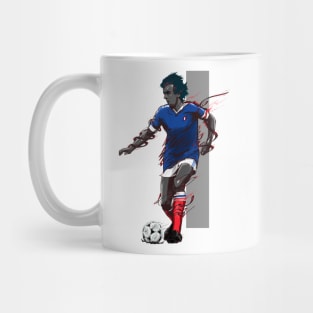 Football Legends Michel Platini France Mug